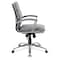 Officesource Merak Collection Executive Mid Back with Chrome Frame 1505VGR - alternate 3